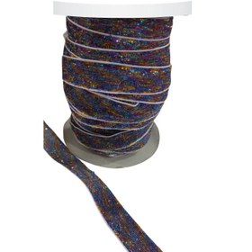 Resim Kadife Kurdele Simli 1,5 cm Karışık Renk 5 Metre 