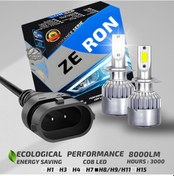 Resim Zeron Performance Series H9 Led Xenon Şimşek Etkili Led Xenon Led Ampul 