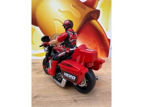 Resim Scntoys Kutulu Sesli Işıklı Oyuncak Motorsiklet Adamlı Yarış Motoru Plastik Kırılmaz 