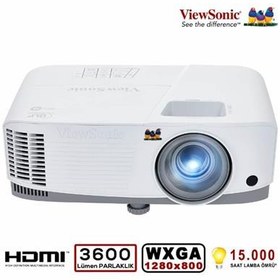 Resim Viewsonic PA503W 3800 Ansilümen 1280x800 WXGA 3D DLP Projeksiyon Cihazı 