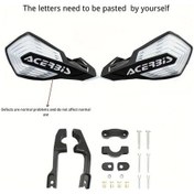 Resim Hightower Ktm, Yamaha, Honda Exc, Crf İçin Siyah Beyaz Evrensel Motosiklet El Koruyucuları, 360 Dönebilir Kaymaz Tasarım 