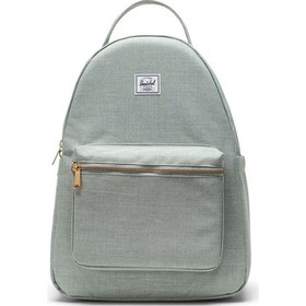 Resim Herschel Supply Co. Nova 14"inç Laptop Uyumlu Sırt Çantası, Su İtici Kumaş, 18 L-13299 Kırçıllı Buz Yeşil 