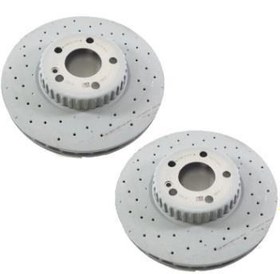 Resim Mercedes W205 Kasa C200 Amg Tip Ön Fren Disk Takımı Bosch Marka A0004212112 