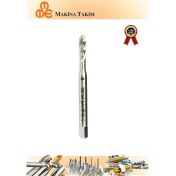 Resim Mte M12X1,75 Normal Vidalı Helis Kanallı Makina Kılavuzu Hss - E Dın 371/C 