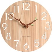 Resim Goldenqian Iskandinav Ahşap 3d Duvar Saati Sanat Içi Boş Çocuk Odası/ev Dekoru 12 Inç Mııdpj ÇOk Renkli 