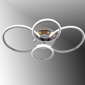 Resim TT Aydınlatma TT035-4-KR Tt Aydınlatma Drone Modeli Krom Kaplama 4 Lü LED Avize 