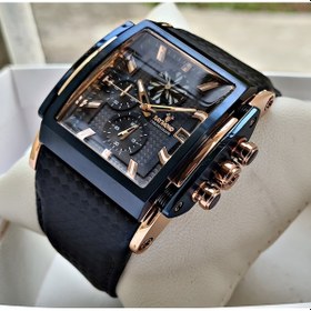 Resim Raymond Swiss Lacivert Köşeli Erkek Kol Saati 