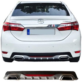 Resim Toyota corolla arka tampon difüzörü amg model 2013 / 2019 