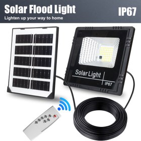 Resim 44 Süper Parlak LED Güneş Duvar Lambası Su geçirmez, enerji tasarruflu çok modlu süper parlak LED güneş duvar lambası lityum pil ve uzaktan kumanda ile birlikte, açık hava bahçesi ve avlu aydınlatması için çok uygun 