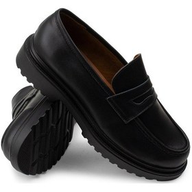 Resim Deery Hakiki Deri Siyah Loafer Kadın Ayakkabı - 01903zsyhp02 Siyah 