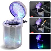 Resim Ufak Tefek Şeyler TEMSA OTOBUS HD 13 SAFIR E4 Araca Uygun Rgb 7 Renkli Led Işıklı Araç İçi Küllük 