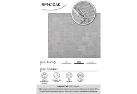 Resim Youdayhomecollection Margin-Gri - Oturma Odası, Koridor, Yatak Odası Halısı- Robot Süpürgeye Uyumlu-Kolay Temizlenebilir - 120X200 