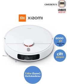 Resim Xiaomi Premium 3D Engellerden Kaçınma çift ped basınçlı paspas özelliği Robot Süpürge 