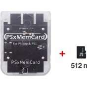 Resim Bitfunx Psxmemcard Ps1 Hafıza Kartı Sony Playstation 1 Ps Bir Konsol Oyun Psxmemcard Trn White 