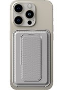 Resim Amazingthing Glamour Link Fonksiyonel Çok Yönlü Grip Standlı Magnetik Kartlık Gri 