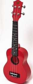 Resim Valler UK110 Krom Burgu Kırmızı Soprano Ukulele 