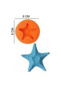 Resim Şeker Hamur Kalıbı Silikon Deniz Yıldızı 6 6 Cm 