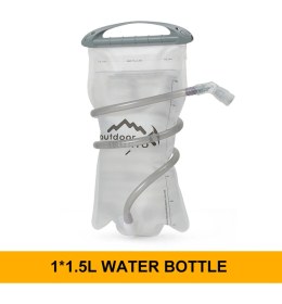 Resim 1,5 L Su Torbası Stili 5l Süper Koşu Hidrasyon Yeleği Çanta Maraton Koşu Bisiklet Sırt Çantası 250ML Yumuşak Şişe ile Şişelenmiş Su - Doğa Koşusu Sırt Çantası (Yurt Dışından) 