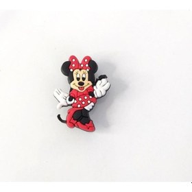 Resim Silikon Minnie Mouse 1 Adet Tekli Terlik Süsü Aksesuar 