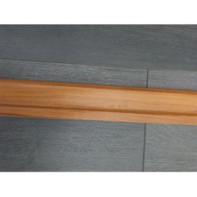 Resim Pasha Dekor 6 cm Açık Iroko Parke Süpürgelik 
