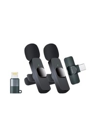 Resim X-level X-lumaduo Lightning & Android Kablosuz Yaka Mikrofonu 