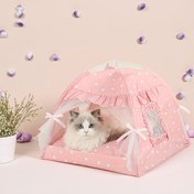 Resim Cozy Lace Tent: Kediniz veya Köpeğiniz İçin Mükemmel Yuva! 