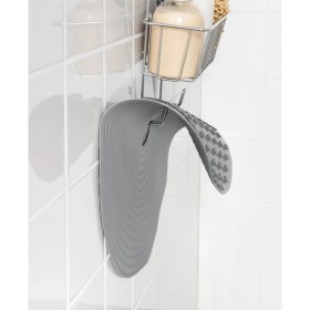 Resim Adizea - Doppa Banyo Kaydırmazı Koyu Gri 46 cm 