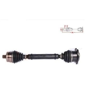 Resim Volkswagen Passat Ön Sağ Aks Cey 8d0407452dx 