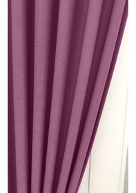 Resim Evdepo Home Deniz Soft Pileli Fon Perde Mor (472871002) Mor 