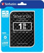 Resim Verbatim 53194 - 1tb Usb 3.0 Siyah Taşınabilir Harddisk 