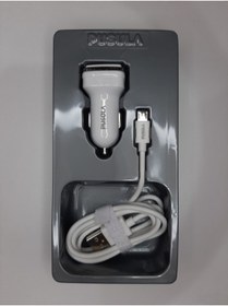 Resim pusula Çift Girişli Micro Usb Araç Şarjı 