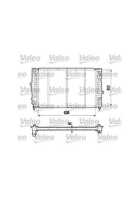 Resim Audi A4 B5 Motor Radyatoru 1.6 1995-2001 Adp Ahl Ana Arm Valeo 731755 