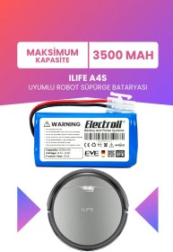 Resim Ilıfe A4s Uyumlu Batarya (MAKSİMUM KAPASİTE) 3500mah Pil Robot Süpürge Bataryası 