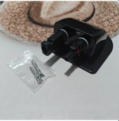 Resim Willowhaven 1 Adet Siyah Abs Karavan Bağlantı Kutusu 3w Güneş Panelli Dayanıklı Dış Mekan Elektrik Prizi 