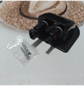 Resim Willowhaven 1 Adet Siyah Abs Karavan Bağlantı Kutusu 3w Güneş Panelli Dayanıklı Dış Mekan Elektrik Prizi 