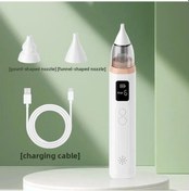 Resim Bebekler Ve Çocuklar İçin Elektrikli Burun Aspiratörü Yeni Özel Beyaz 