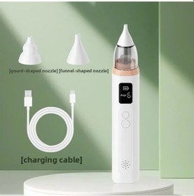 Resim Bebekler Ve Çocuklar İçin Elektrikli Burun Aspiratörü Yeni Özel Beyaz 