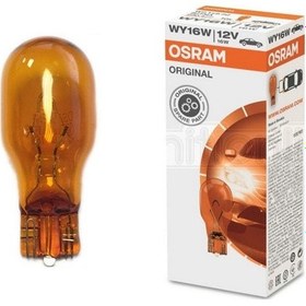 Resim Osram 12V Dipsiz Ampul T15 16W Turuncu N11.3958 