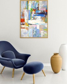 Resim Yağlı Boya Tablo %100 El Yapımı Home In Joy 55Cmx75Cm 