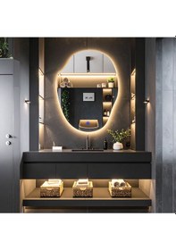 Resim Doravia Günışığı Lavabo & Banyo Aynası Dokunmatik Sensörlü 100 X 75 Cm 