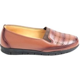 Resim Frida 65.352 Taba Jel Taban Günlük Kadın Babet Ayakkabı Taba 