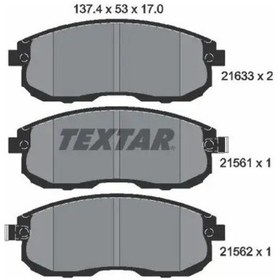 Resim Nissan Pulsar On Fren Balatasi 1.5 Dci 2015-2018 Textar 2156101 