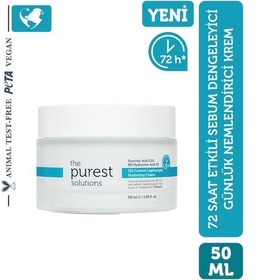Resim The Purest Solutions 72 Saat Etkili Sebum Dengeleyici Günlük Nemlendirici Krem 50 ML 