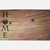 Resim Giz 45x75 cm Mozaik Home Wood Kapı Önü Paspas 