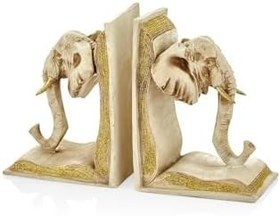 Resim setabianca Seta Fil Kitap Tutucu Gold Detaylı 9 * 26 * 18 Cm 