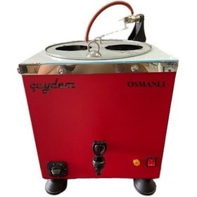 Resim Çaydem Osmanlı 2 Demlikli Şamandıralı Tam Otomatik Yalıtımlı Çay Kazanı Semaver Çaycı Çay Makinesi 