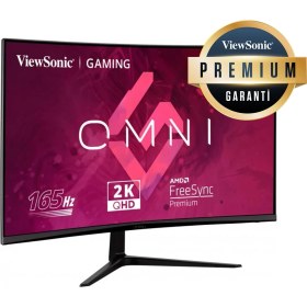 Resim Viewsonic VX3218C-2K 32" 1ms 165Hz (2xhdmı-1xdp) Va Curved Qhd Gaming Monitör 