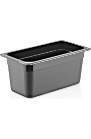 Resim Gastroplast Gn 1/3-150 mm Gastronom Küvet, Polikarbon, Siyah 