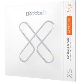 Resim D'Addario XSAPB1047 XS Phosphor Bronze Akustik Gitar Teli - Light (10-47) 