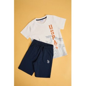 Resim U.S. Polo Assn. Erkek Çocuk Beyaz Alt Üst Takım 50326476-VR013 